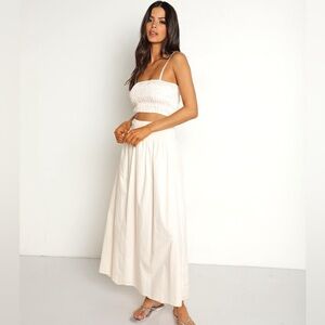 Shell colored Matching Top and Skirt from The Brand at Anthropologie